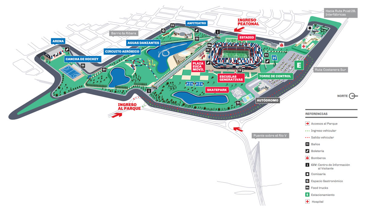 Plano del Parque